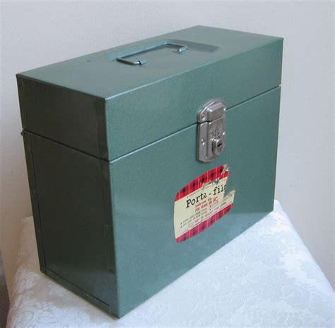 portafile metal file box|file organizer with lock.